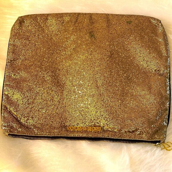 Victoria’s Secret Gold Shimmering Bag - Picture 1 of 11